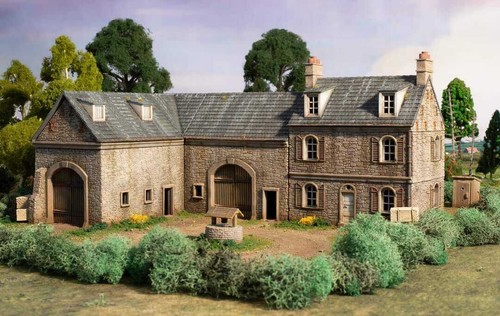 French farm barn l shape - french,