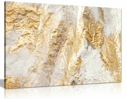 Modern weiß und gold - gold, pinsel