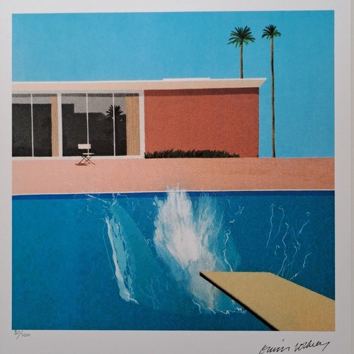 David hockney signiert a - hockney,