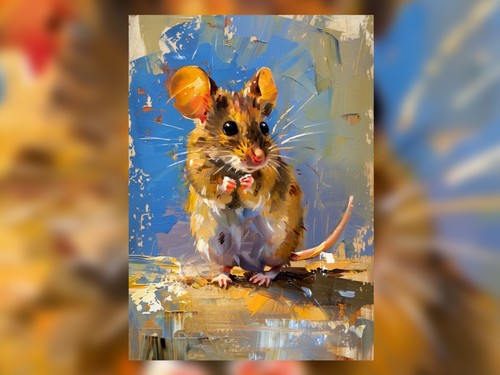 Neugieriges maus porträt - neugieriges,