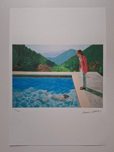 David hockney signiert - david,