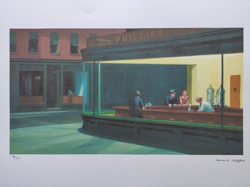 Edward hopper signiert - edward,