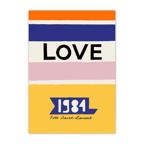 Poster ysl love - poster,