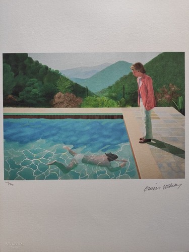 David hockney signiert dive - hockney,