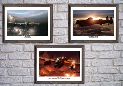 Limitierte lancaster bomber - 3x,