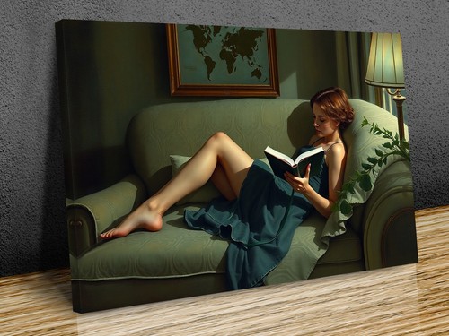 Dame liest ein - buch, edward